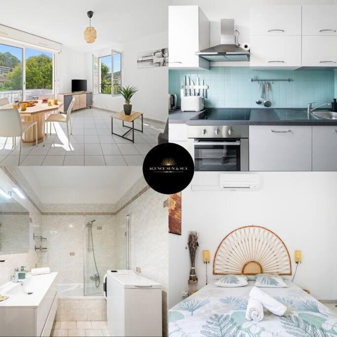 מנטון La Villa Julia - Calme - Spacieux - Parking Prive - Climatisation מראה חיצוני תמונה